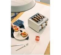 CREATE Grille-pain TOAST RETRO – 1500 W, fentes larges – Blanc cassé