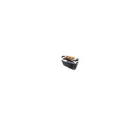 Cecotec Grille-pain Toast&Taste Extra Double B, 1350 W de puissance, Double fente longue pour 2 tartines, Arrêt et Popup automatiques, Acier inoxydable, Varillas Superiores
