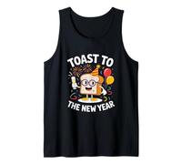 Toast To The New Year Eve Débardeur