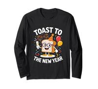 Toast To The New Year Eve Manche Longue