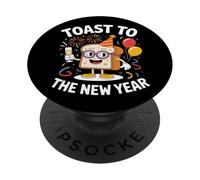 Toast To The New Year Eve PopSockets PopGrip Adhésif