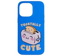 Toastally Cute Kawaii Toaster Pain Pun Design Coque pour iPhone 14 Pro Max
