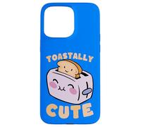 Toastally Cute Kawaii Toaster Pain Pun Design Coque pour iPhone 15 Pro Max