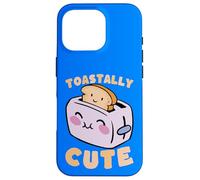 Toastally Cute Kawaii Toaster Pain Pun Design Coque pour iPhone 16 Pro