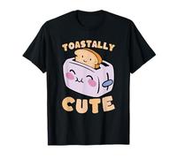 Toastally Cute Kawaii Toaster Pain Pun Design T-Shirt