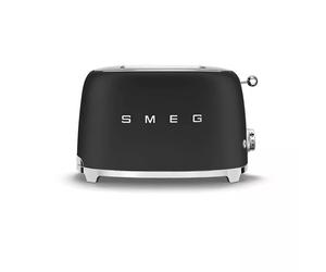 Toaster 2 tranches Grille pain Années 50 SMEG Noir Mat