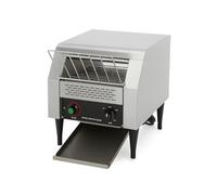 Toaster Convoyeur Professionnel CHR - Grille-Pain à Défilement Continu - Inox - 300°C - 1,34 kW - Usage Intensif