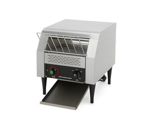 Toaster Convoyeur Professionnel CHR - Grille-Pain à Défilement Continu - Inox - 300°C - 1,34 kW - Usage Intensif