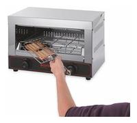 Grille pain Pujadas Toaster Professionnel avec 3 Pinces à Sandwich 1,7 Kw - - - Acier inoxydable440 x250x290mm