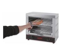 Grille pain Pujadas Toaster Professionnel avec 6 Pinces à Sandwich 3 Kw - - - Acier inoxydable440 x250x440mm