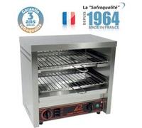 Toaster Professionnel multifonction avec régulateur Super Club 2 étages Sofraca 1 G