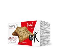 Toasts Grillés Protéinés (4X40g) | Feeling OK | Idéal Pour Les Régimes Keto | Goût Sésame | FITADIUM