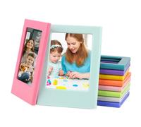 TOATELU Lot de 10 cadres photo magnétiques - Mini sac - 8,8 x 6,5 x 0,6 cm - Mini cadre photo magnétique - Multicolore - Pour réfrigérateur - 8,8 x 6,5 x 0,6 cm - 10 couleurs