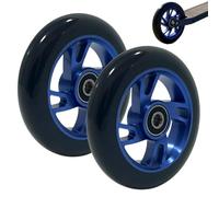 TOATELU Lot de 2 roues de trottinette 100 × 24 mm : PU de haute qualité avec noyau en aluminium, roues de rechange robustes pour trottinette freestyle