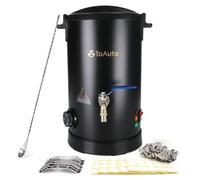 TOAUTO WMF-5L Fondeur de cire pour la fabrication de bougies - Pot de fusion de cire de bougie avec bec verseur plus rapide et régulateur de température, pas de colmatage et nettoyage facile