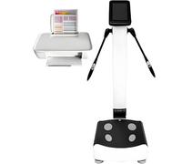 ToayNia Analyseur de Composition corporelle Intelligent Professionnel avec imprimante, Test de Taille, IMC, Masse grasse, Masse Musculaire, Balance impédancemètre, pèse-Personne, pour Salle de Sport