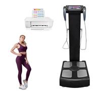 ToayNia Balance connectée avec analyseur de Composition corporelle, analyseur de Masse grasse et de Masse Musculaire,Balance numérique intégrale, Appareil de Mesure de la Masse grasse Black