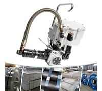 ToayNia Cercleuse métallique, cercleuse intégrée en Fer, cercleuse pneumatique pour Courroies en Acier, tendeur et Coupe-scelleuse Robustes, pour Le cerclage de Produits Plus Lourds