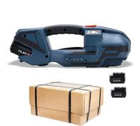 ToayNia Cercleuse Portative À Fusion À Chaud, Cercleuse Électrique, Outil De Cerclage Automatique avec Batterie 2 * 4000 Mah V2