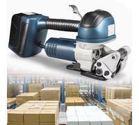 ToayNia Cercleuse portative à Fusion à Chaud, cercleuse électrique, tendeur et Coupe-Outil de cerclage 3 en 1, pour Ruban en Acier Plastique/Ruban PP Tout Plastique DD19A