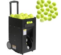 ToayNia Lanceur de balles de Tennis Intelligent, capacité de 50 balles, Portable, avec télécommande, Angle/Vitesse/Rotation réglables, pour Jeu Autonome/débutants/Enfants/entraîneurs