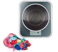 ToayNia Lave-Linge Mural, Lave-Linge Électrique Compact Mural, Lave-Linge À Tambour Avant Entièrement Automatique, pour Vêtements De Bébé Square