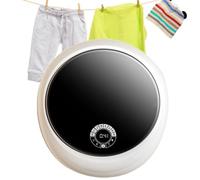 ToayNia Laveuse Électrique Compacte Murale, Mini Lave-Linge Mural, Capacité De Lavage 3 Kg, Lavage Rapide en 15 Minutes À Chargement Frontal Round