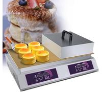 ToayNia Machine à souffler antiadhésive Commerciale, Machine à souffler électrique avec contrôle de la température, pour Faire du soufflé, des crêpes, des Muffins DoubleHead