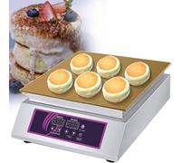 ToayNia Machine à souffler antiadhésive Commerciale, Machine à souffler électrique avec contrôle de la température, pour Faire du soufflé, des crêpes, des Muffins SingleHead