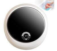 ToayNia Mini Lave-Linge Mural, Lave-Linge Électrique Compact Mural, Lave-Linge À Tambour Avant Entièrement Automatique Capacité De Lavage 3 Kg Round