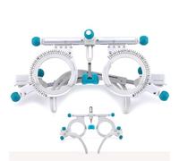 ToayNia Monture De Lentille D'optométrie Oculaire, Monture D'essai Optique Universelle Réglable, Équipement De Test Oculaire, Monture De Lentille D'essai Optique Optométrique, Repose-Nez Réglable