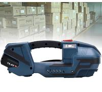 ToayNia Outils De Cerclage Portatifs, Cercleuse Électrique pour Sangles PP/Pet, avec 2 Batteries De 4000 Mah, Outil De Cerclage Automatique, pour Sociétés Express/Entrepôts Logistiques V2