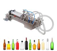 ToayNia Remplisseuse pneumatique Horizontale de liquides, remplisseuse Semi-Automatique, remplisseuse Simple/Double tête DoubleHead-5-100ml