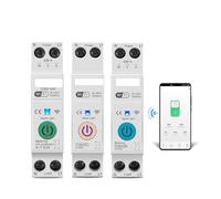 TOB9-VAP 63A 1P+N Smart Switch Meter Metering Monitoring Circuit Breaker Timer Relay MCB smartlife AUOQKQUT(TOB9-63/M Metering,10A)