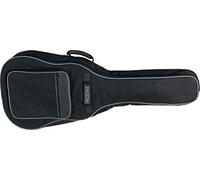 TOBAGO Housse 35 Soft Case Guitare Acoustique, Polyester, Poche frontale, Noir