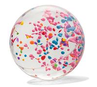 Tobar Grosse balle rebondissante 12468 avec paillettes multicolores