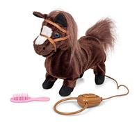 Tobar - 28780 - Peluche animée, petit poney à promener qui hennit, Collection Animigos