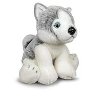 Tobar - 37238 - Peluche Husky, Animigos World of Nature, Gris et Blanc