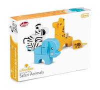 Tobar - 38183 - Gamme Bois Animaux de la Savane à empiler et mélanger