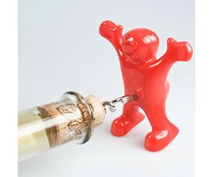 Tobar Happy Man Cheeky Tire-Bouchon nouveauté pour l'ouverture des Bouteilles bouchées - Cadeau vin