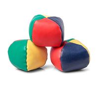 Tobar Lot de balles de jonglage, Rouge, Taille S (Remplissage de Haricots, 5 cm), Unisexe