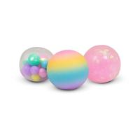 Tobar SCRUNCHEMS Lot de 3 balles anti-stress Motif licorne