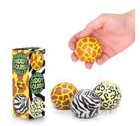 Tobar SCRUNCHEMS Safari Diddy Stress Squish Balls - 3 Pack