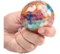 Tobar-Tobar-35991-Balle Anti Stress remplie de Billes Arc-en-Ciel, 35991, Multicolor