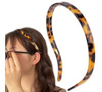 TOBATOBA Bandeaux pour porteurs de lunettes, bandeau de lunettes de soleil en écaille de tortue pour femmes et filles, pas de maux de tête, pas de pression, bandeau confortable, antidérapant, bandeau