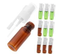 TOBBOMEY 10 pièces Flacons Vaporisateurs Plastiques Rechargeables pour Sprays Nasaux Compacts Étanches et Multi-usages Adaptés Voyages et Activités Extérieures
