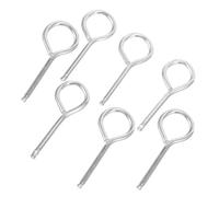 TOBBOMEY 10 Pièces Goupilles de Verrouillage Extincteur Fer Ensemble de Épingles de Sécurité pour Équipement Incendie Protection et Durable Déclenchement Accidentel