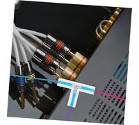 TOBBOMEY 10 Pièces Lot de Connecteurs T Isolés Cuivre Cosses Électriques Rapides pour Câble Raccordement Fiable et Isolation Renforcée pour Machines et Équipements Électriques