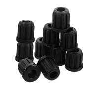 TOBBOMEY 10 pièces Manchons de Douilles Plastique pour Roulette Pivotante de Inserts de Tige Robustes pour Chaise de Bureau Protection Anti-Casse pour Meubles