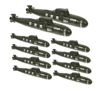 TOBBOMEY 10 pièces Modèles Réduits sous-Marins Militaires Décoration Table Sable Figurines Simulées pour Diorama Bureau